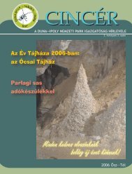 2006 OszTel.pdf - Duna-Ipoly Nemzeti Park - Nemzeti Park ...
