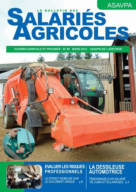 Le bulletin des salariÃ©s agricoles de l'Aveyron mars 2012