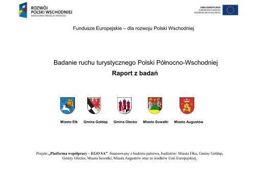 Raport z badania ruchu turystycznego Polski PoÅnocno â Wschodniej