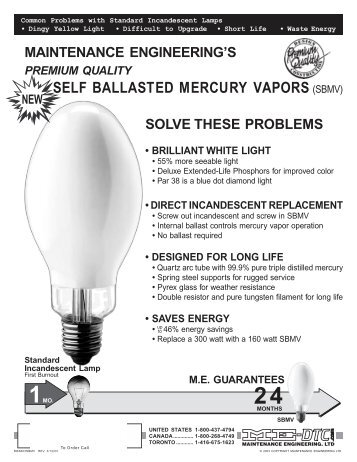 Self Ballasted Mercury Vapor Lamps - Sandblighting.com