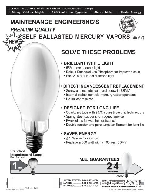Self Ballasted Mercury Vapor Lamps - Sandblighting.com