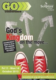 Go Conference leaflet and booking form - PDF - Scripture Union ...