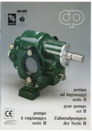 CUCCHI External Gear Pump Brochure B series_English