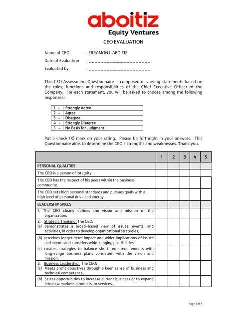 ceo-evaluation-assessment-form