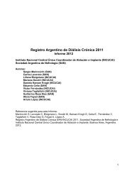 Registro Argentino de DiÃ¡lisis CrÃ³nica 2011 - Sociedad Argentina ...