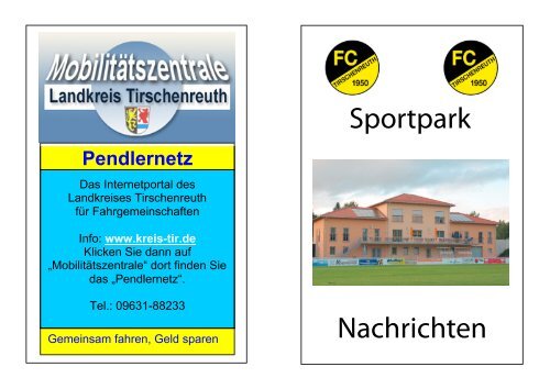 Sportpark Nachrichten - FC Tirschenreuth