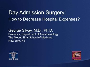 Day Admission Surgery: