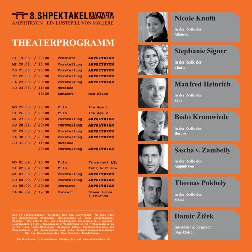 Das Theaterprogramm als PDF zum Herunterladen ... - SHpektakel