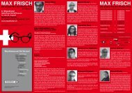 MAX FRISCH MAX FRISCH - SHpektakel
