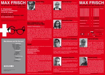 MAX FRISCH MAX FRISCH - SHpektakel