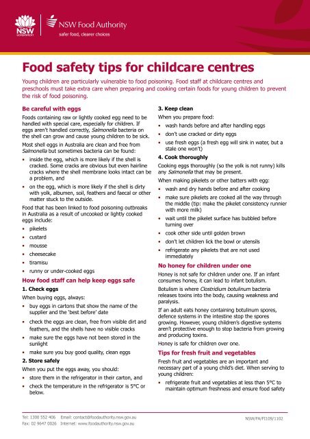 factsheet-food-safety-tips-for-childcare-centres-nsw-food-authority
