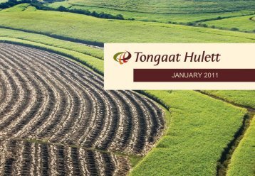 International Investor Roadshow Presentation ... - Tongaat Hulett