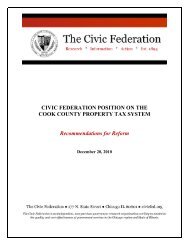 Cook County Property Tax Position - The Civic Federation