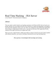 Real Time Hacking : ISA Server - No-IP