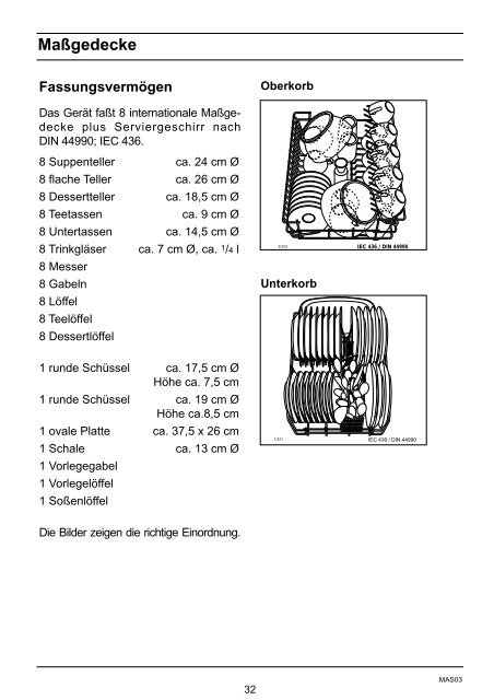 Gebrauchsanweisung GESCHIRR- SPÜLER Modell 114 S mit ...