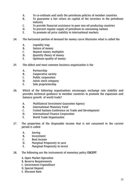 atswa pilot questions answers part i - The Institute of Chartered ...