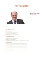 Profil als PDF - von Rundstedt