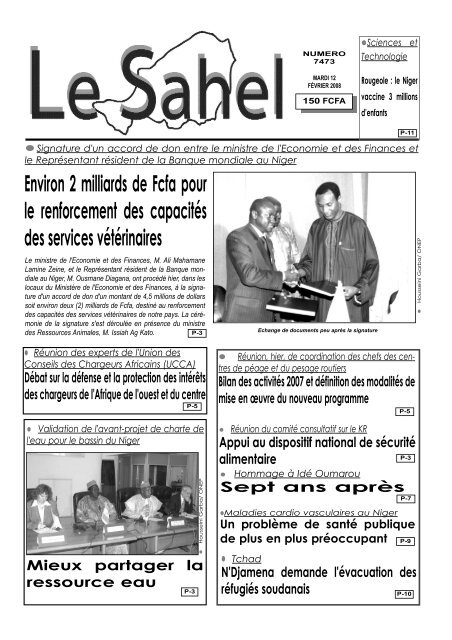 Le Sahel Nigerdiaspora - 