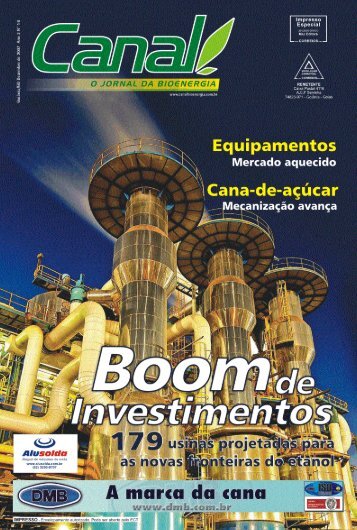 setor sucroalcooleiro - Canal : O jornal da bioenergia
