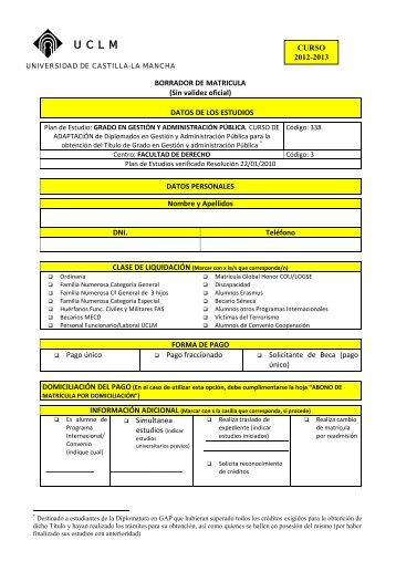 Curso Adaptación Gestión y Administración Pública