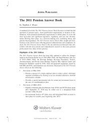 Governmental Plans Answer Book Aspen Publishers - 