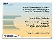 Cadre d'analyse et mÃ©thodologie Cadre d analyse et mÃ©thodologie ...