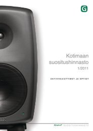 GENELEC KOTIMAAN HINNASTO 1-2011NEU - Suomilammi Oy