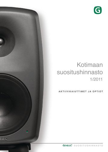 GENELEC KOTIMAAN HINNASTO 1-2011NEU - Suomilammi Oy