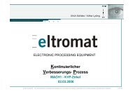 KVP bei Eltromat - MACH1 Weiterbildung