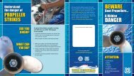 Propeller Injury Awareness Brochure - USCG Office of Boating Safety