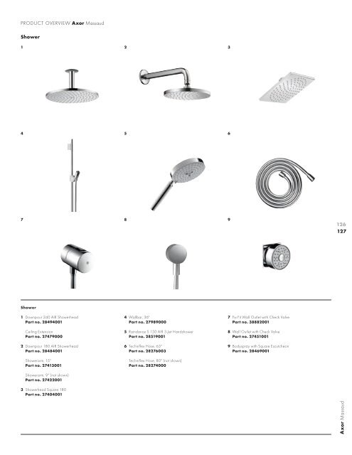 Axor Catalogue - Masco Canada