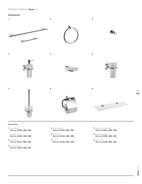 Axor Catalogue - Masco Canada