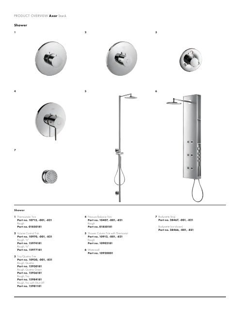 Axor Catalogue - Masco Canada