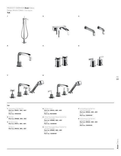 Axor Catalogue - Masco Canada