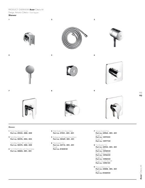 Axor Catalogue - Masco Canada