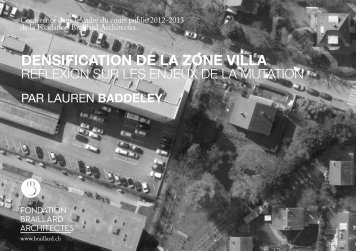 DENSIFICATION DE LA ZONE VILLA