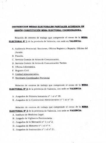 RelaciÃ³n de centros de trabajo que comprende el censo de ... - STAPV