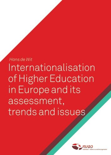 Internationalisation of Higher Education in Europe and its ... - NVAO