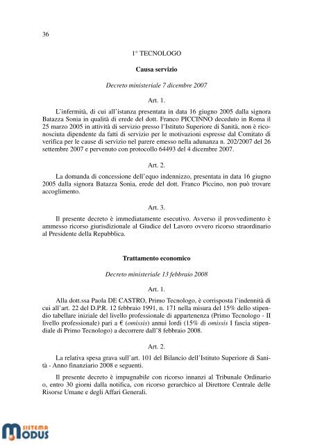 bollettino ufficiale - Pubblicazioni Ufficiali dello Stato - Istituto ...