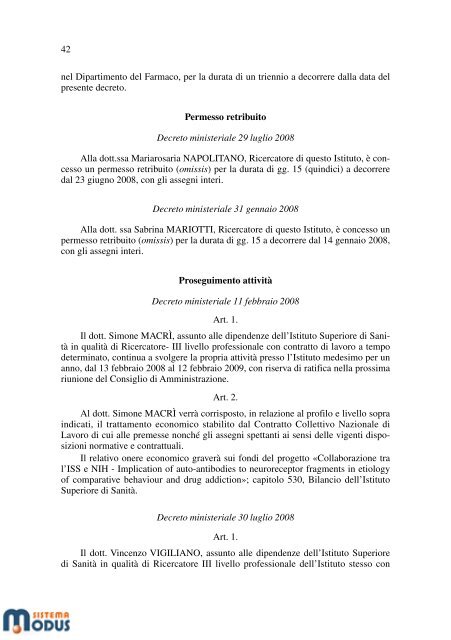 bollettino ufficiale - Pubblicazioni Ufficiali dello Stato - Istituto ...