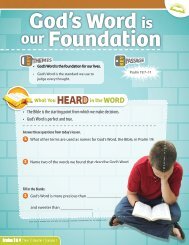 Od's word is foundation our - Answers in Genesis