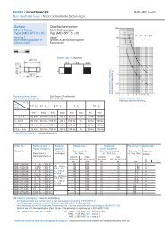 FUSES / SICHERUNGEN SMD-SPT 5x 20 Non resettable fuses ...