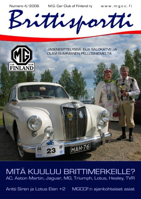 Brittisportti - MG Car Club Finland Ry