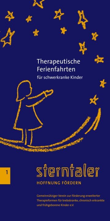 Therapeutische Ferienfahrten für schwerkanke Kinder - Sterntaler e.V.