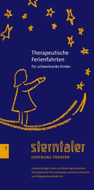 Therapeutische Ferienfahrten für schwerkanke Kinder - Sterntaler e.V.