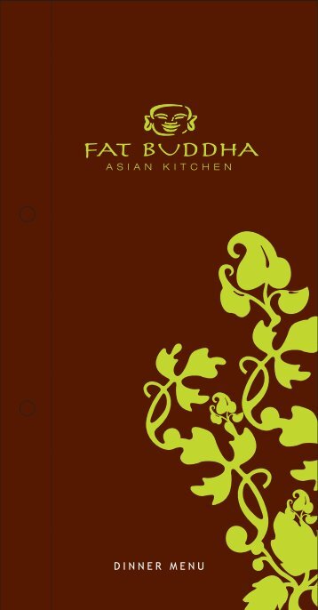 Menu for Fat Buddha