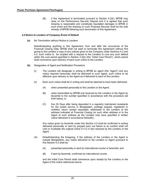 4. power purchase agreement(ppa) - BPDB