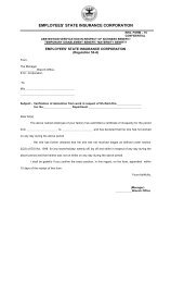 Abstention verification - ESI Corporation, Chennai