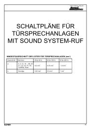 schaltpläne für türsprechanlagen mit sound system-ruf