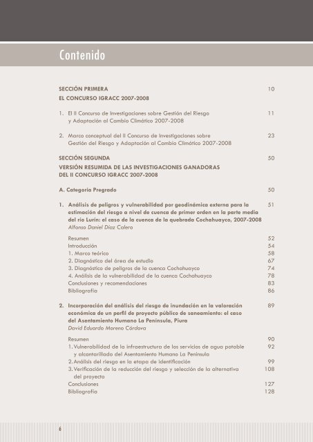 GENERANDO CAPACIDADES PARA LA GEStIóN DEL ... - InfoAndina